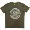 The Beatles Lonely Hearts Khaki Green XL T-Shirt
