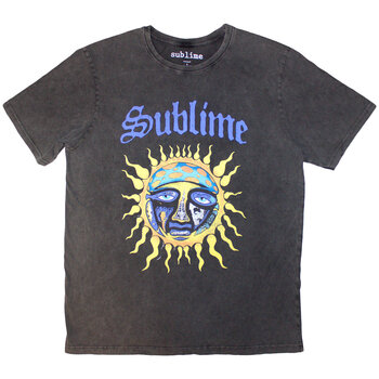 T-shirt Sublime Sun Logo (Stone Wash) Charcoal Grey 2XL T-shirt - 1