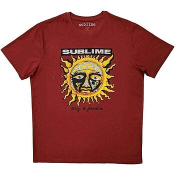 T-shirt Sublime GRN 40 Oz Red 2XL T-shirt - 1