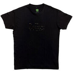 T-shirt The Beatles Drop T Black-On-Black (Hi-Build) Black M T-shirt