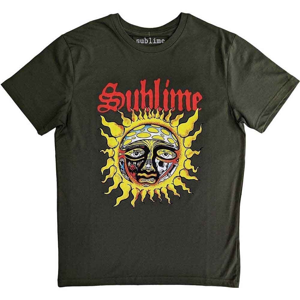 T-Shirt Sublime Yellow Sun Green M T-Shirt