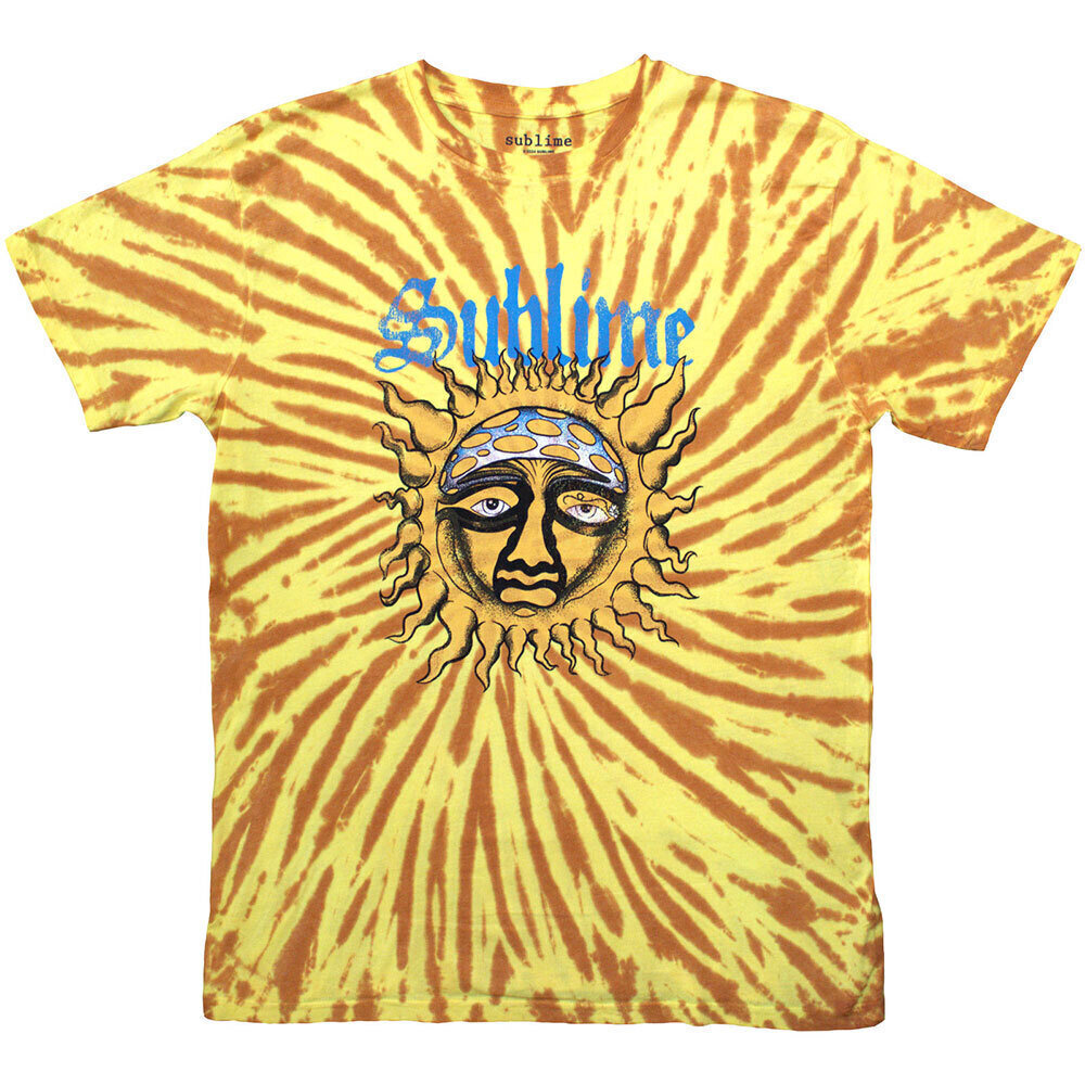 Marškinėliai Sublime Sun Face (Wash Collection) Orange S Marškinėliai