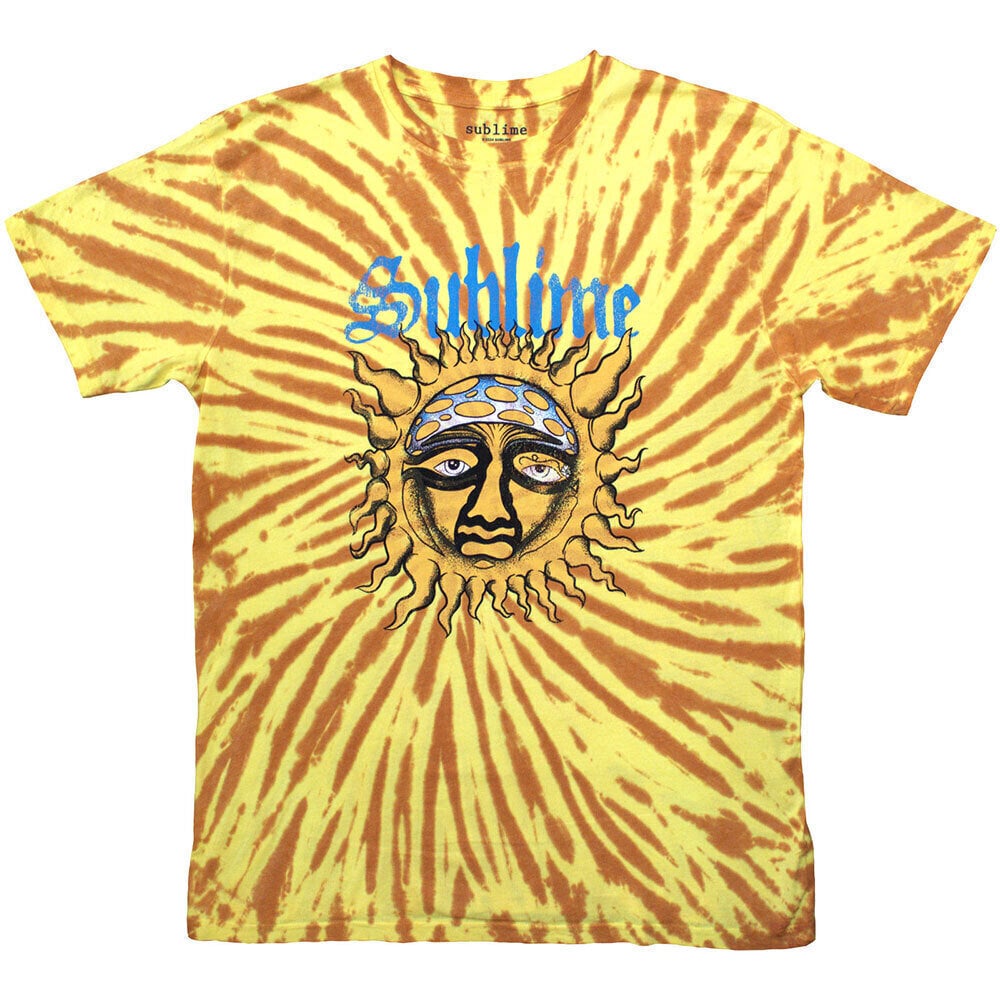 T-Shirt Sublime Sun Face (Wash Collection) Orange M T-Shirt