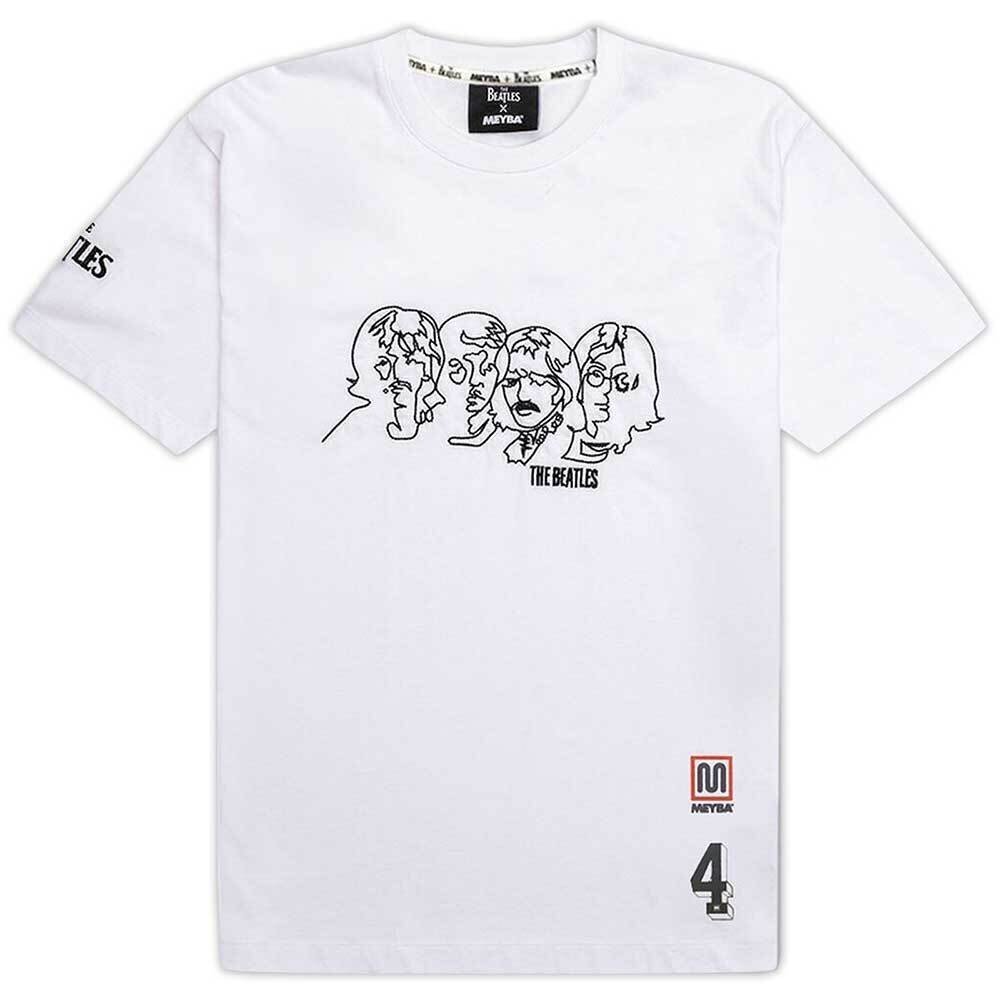 T-särk The Beatles Meyba Embroidered White 2XL T-särk