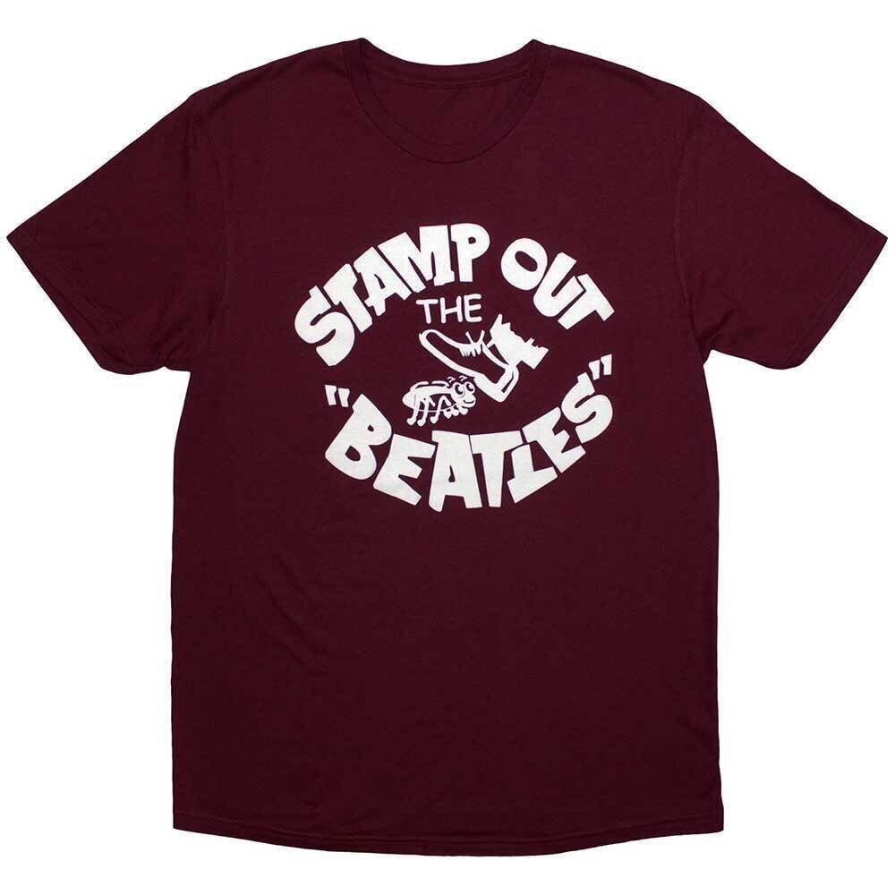 T-Shirt The Beatles Stamp Out The Maroon Red S T-Shirt