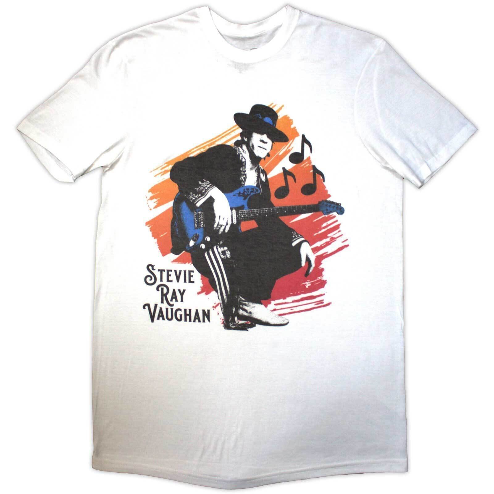 T-Shirt Stevie Ray Vaughan Stevie White M T-Shirt