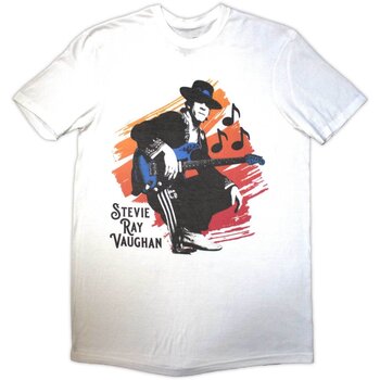 T-Shirt Stevie Ray Vaughan Stevie White M T-Shirt - 1