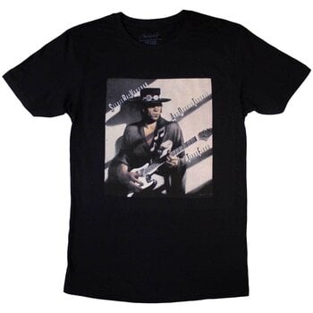 T-Shirt Stevie Ray Vaughan Texas Flood Album Cover Black M T-Shirt - 1