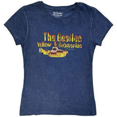 T-Shirt The Beatles Yellow Submarine Nothing Is Real Snow Wash (Wash Collection)