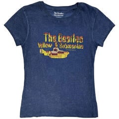T-Shirt The Beatles Yellow Submarine Nothing Is Real Snow Wash (Wash Collection)