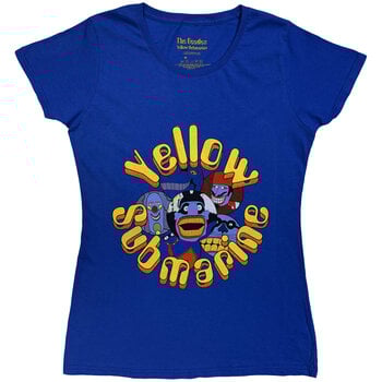 T-Shirt The Beatles Yellow Submarine Baddies Blue XS Damen T-Shirt - 1