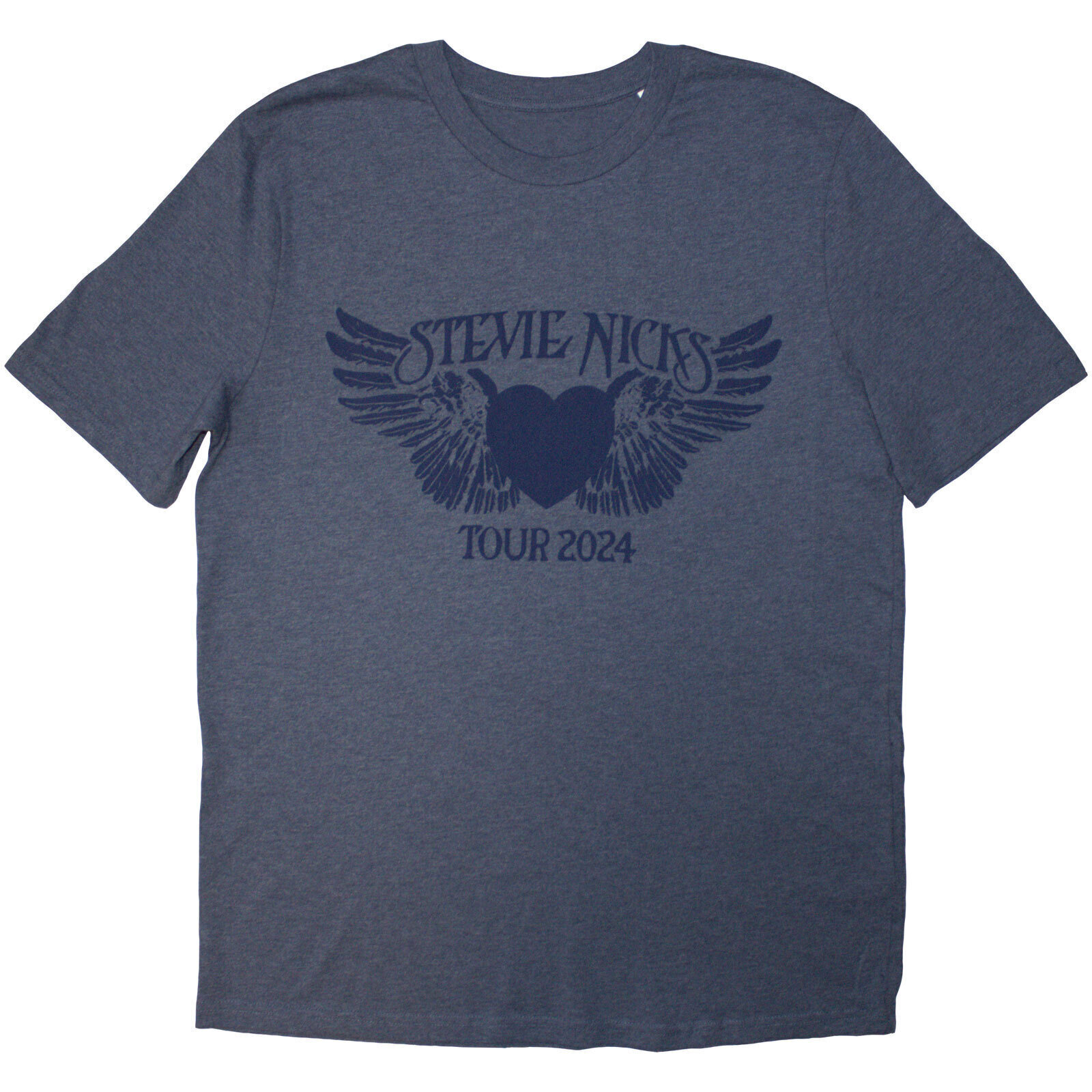 Košulja Stevie Nicks Tour '24 Winged Heart (Back Print & Ex-Tour) Navy Blue M Košulja