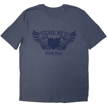 Marškinėliai Stevie Nicks Tour '24 Winged Heart (Back Print & Ex-Tour) Navy Blue XL Marškinėliai - 1