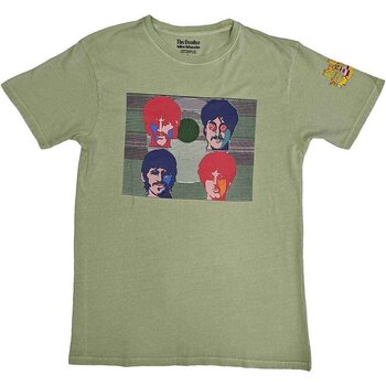 T-Shirt The Beatles Yellow Submarine Magic Piano (Back Print) Green S T-Shirt - 1