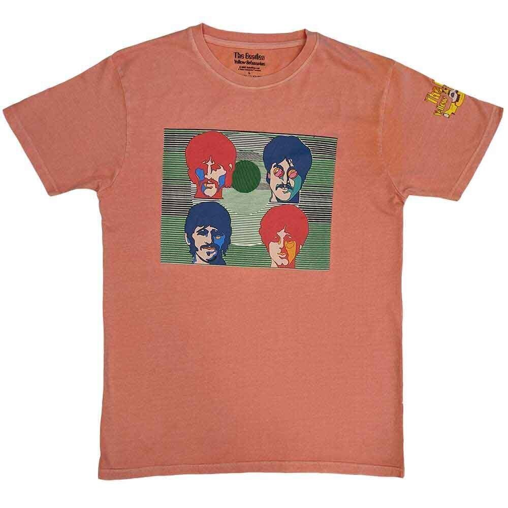 T-shirt The Beatles Yellow Submarine Magic Piano (Back Print) Pink L T-shirt