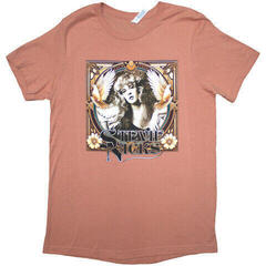 T-shirt Stevie Nicks Tour '24 Retro Photo (Back Print & Ex-Tour) Orange M Feminino T-shirt