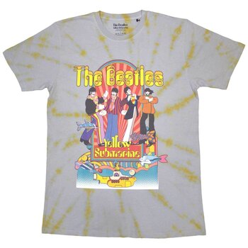 T-särk The Beatles Yellow Submarine Band & Fish (Wash Collection) Grey 2XL T-särk - 1
