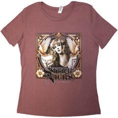 T-shirt Stevie Nicks Tour '24 Retro Photo (Back Print & Ex-Tour) Pink S Feminino T-shirt