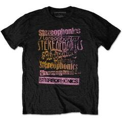 T-Shirt Stereophonics Logos Black L T-Shirt