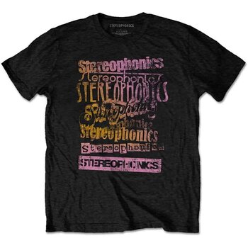 Camiseta de manga corta Stereophonics Logos Black XL Camiseta de manga corta - 1