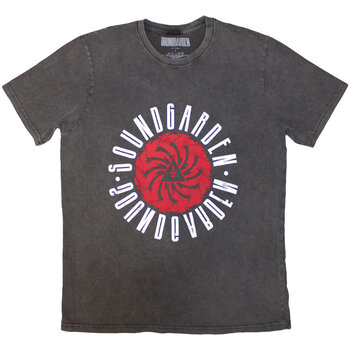 Camiseta de manga corta Soundgarden Circle Logo (Stone Wash) Charcoal Grey 2XL Camiseta de manga corta - 1