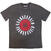 Camiseta de manga corta Soundgarden Circle Logo (Stone Wash) Charcoal Grey 2XL Camiseta de manga corta