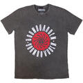 Soundgarden Circle Logo (Stone Wash) Charcoal Grey 2XL Camiseta de manga corta