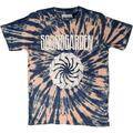 Soundgarden Logo Swirl (Wash Collection) Blue M T-Shirt