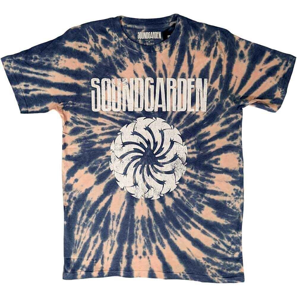 T-shirt Soundgarden Logo Swirl (Wash Collection) Blue L T-shirt
