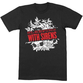 T-Shirt Sleeping With Sirens Floral Black 2XL T-Shirt - 1