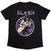 T-Shirt Slash Purple Circle Black M T-Shirt