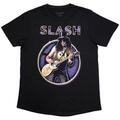 Slash Purple Circle Black M Shirt