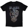 Slash Skull Guitar Snake Black M Košulja