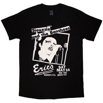 T-shirt Siouxsie & The Banshees Eric's Black L T-shirt - 1