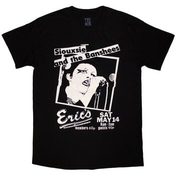 T-shirt Siouxsie & The Banshees Eric's Black 2XL T-shirt - 1
