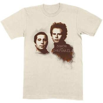 T-shirt Simon & Garfunkel Faces Natural 2XL T-shirt - 1