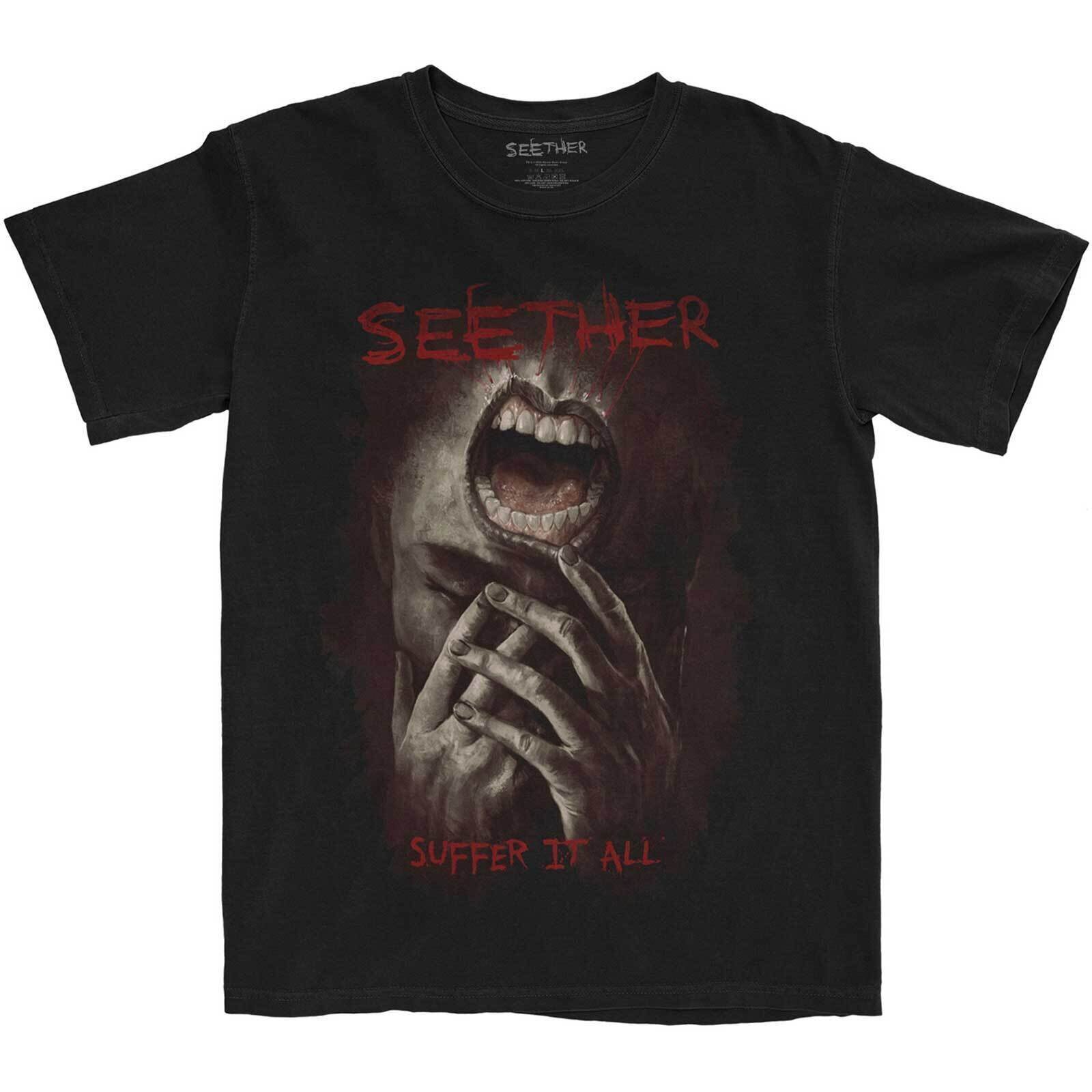 T-shirt Seether Suffer It All Black XL T-shirt