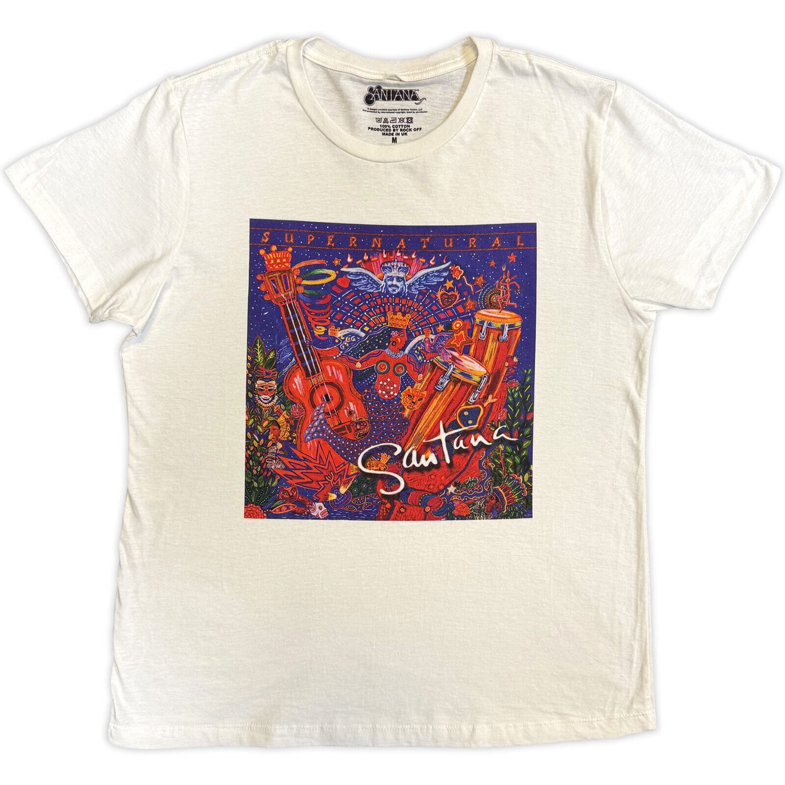 T-shirt Santana Supernatural White M T-shirt