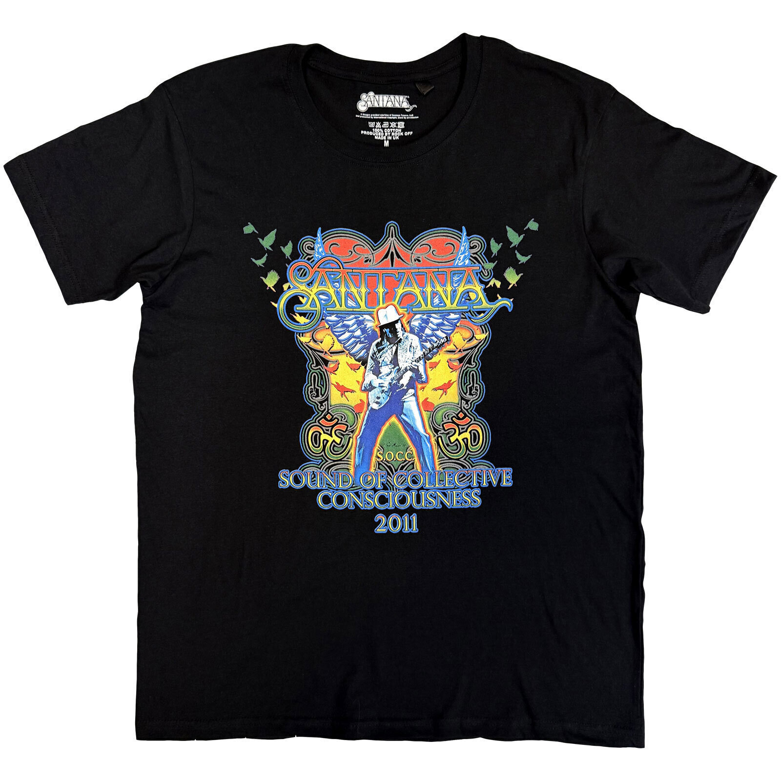 T-Shirt Santana Collective Consciousness Tour '11 Black L T-Shirt