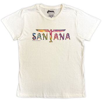T-Shirt Santana Angel Wings Logo White L T-Shirt - 1