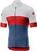 Biciklistički dres Castelli Prologo VI Dres Ivory/Red/Steel Blue 3XL