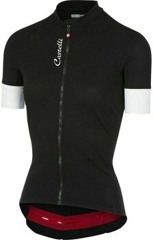 Camisola de ciclismo Castelli Anima 2 Womens Jersey Black/White S - 1