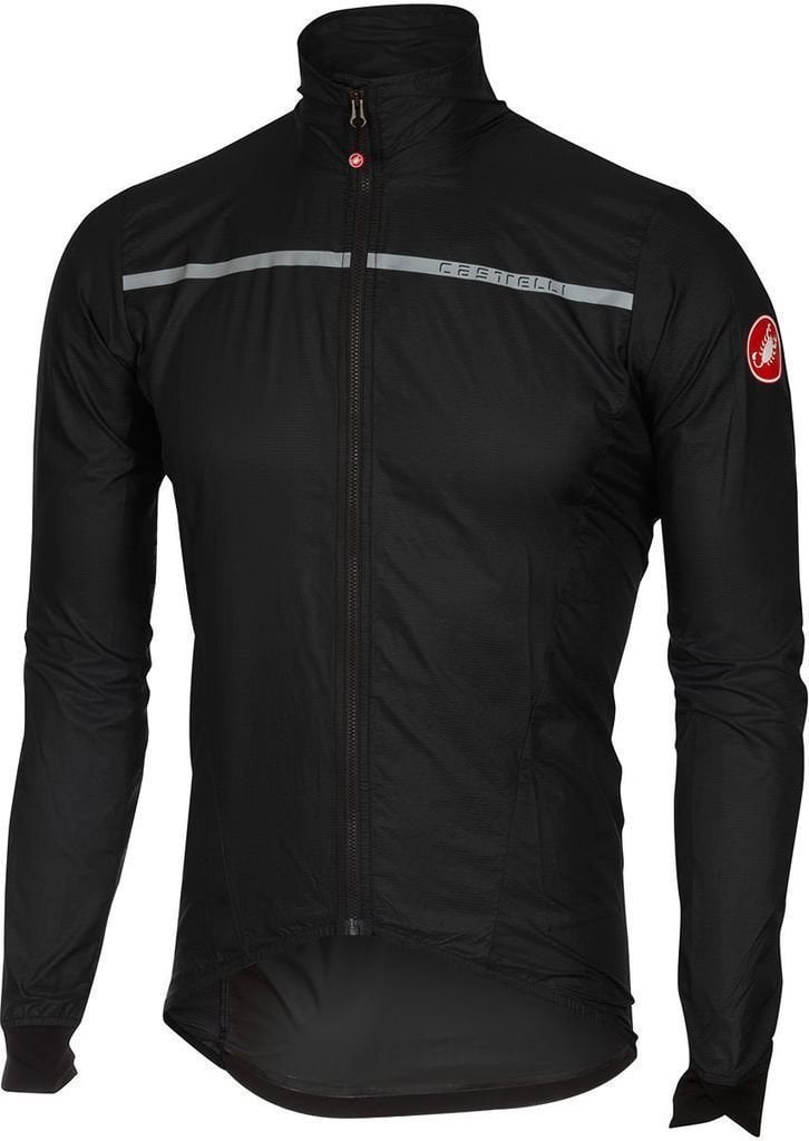 Cycling Jacket, Vest Castelli Superleggera Mens Jacket Black 3XL