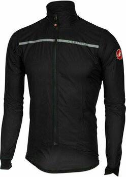 Biciklistička jakna, prsluk Castelli Superleggera muška jakna Black 3XL - 1
