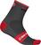 Meias de ciclismo Castelli Rosso Corsa 9 Socks Anthracite/Red S/M