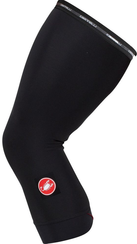 Наколенки за колоездене Castelli Thermoflex подгряващи коляно Black M
