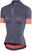Odzież kolarska / koszulka Castelli Anima 2 damska koszulka rowerowa Dark Steel Blue/Salmon M