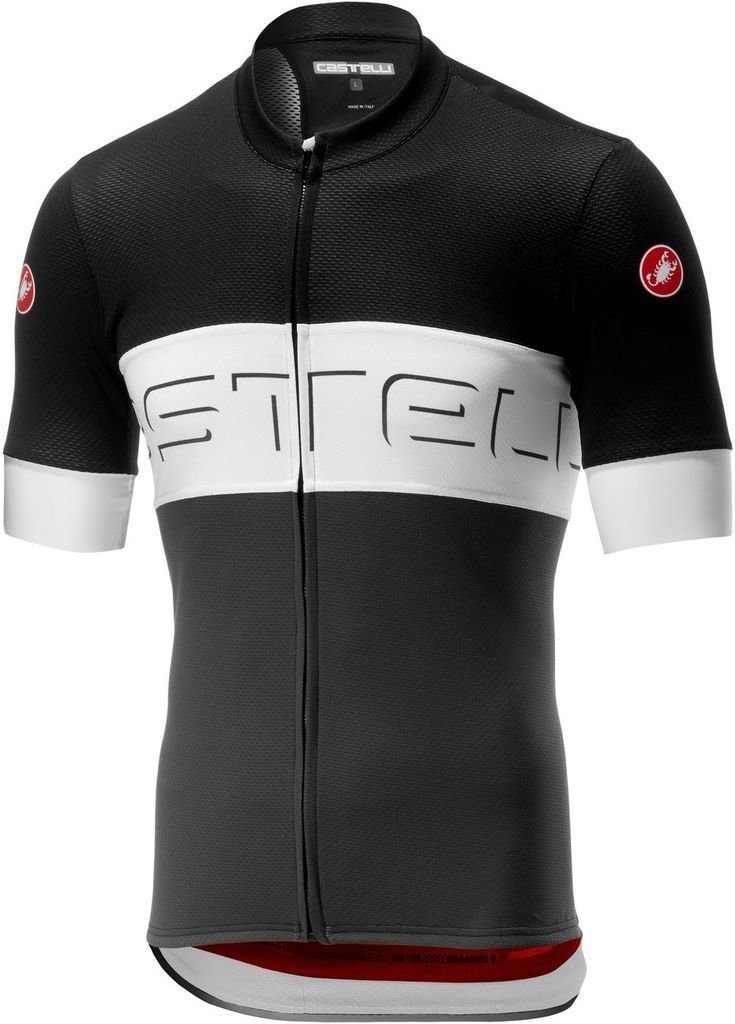 Odzież kolarska / koszulka Castelli Prologo VI męska koszulka rowerowa Black 3XL