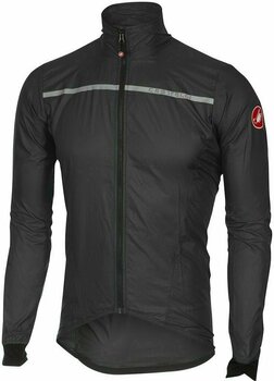 Cycling Jacket, Vest Castelli Superleggera Mens Jacket Anthracite/Fluo Yellow XL - 1