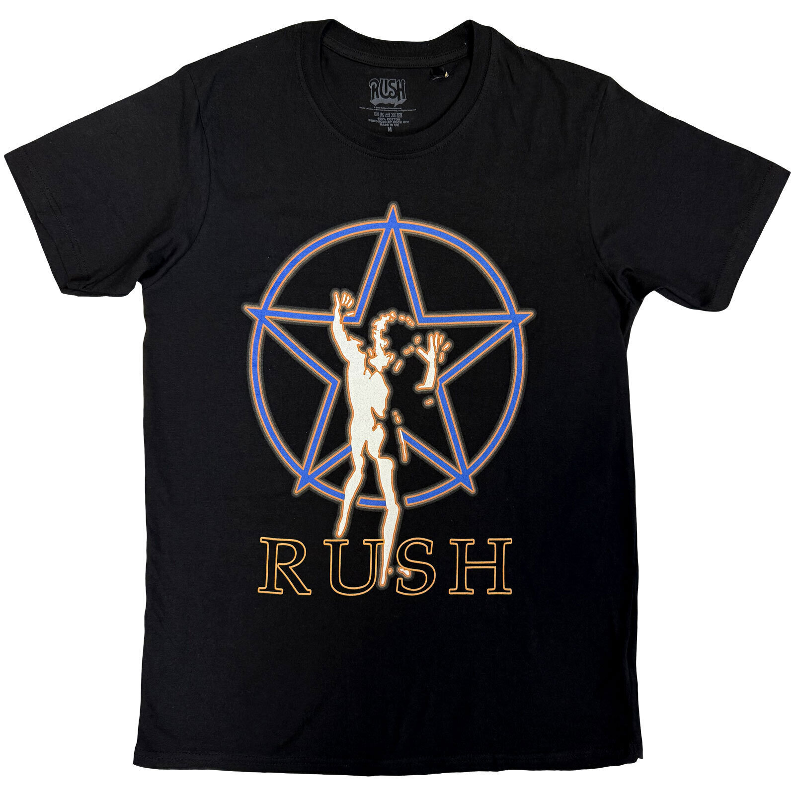 T-Shirt Rush Starman Glow Black L T-Shirt